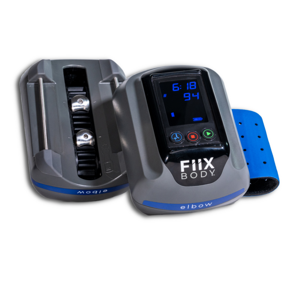 The Fiix Elbow therapy robot, top and bottom